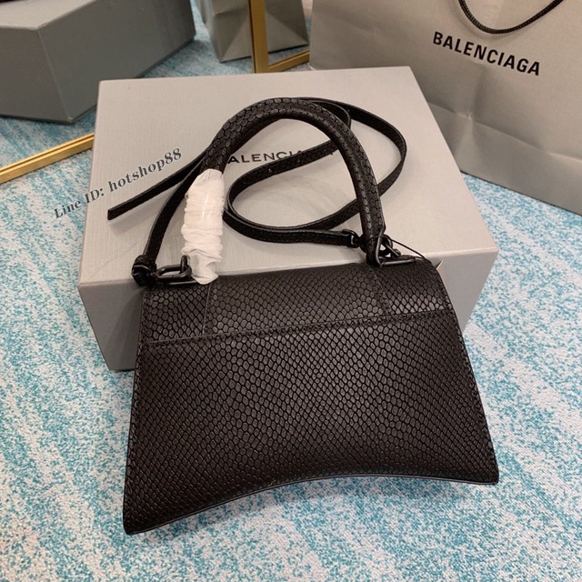 Balenciaga專櫃爆款女包 巴黎世家Hourglass蛇紋沙漏包 款號：8895 fyj1895